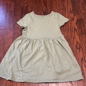 Cat & Jack Olive Casual Kids Dress